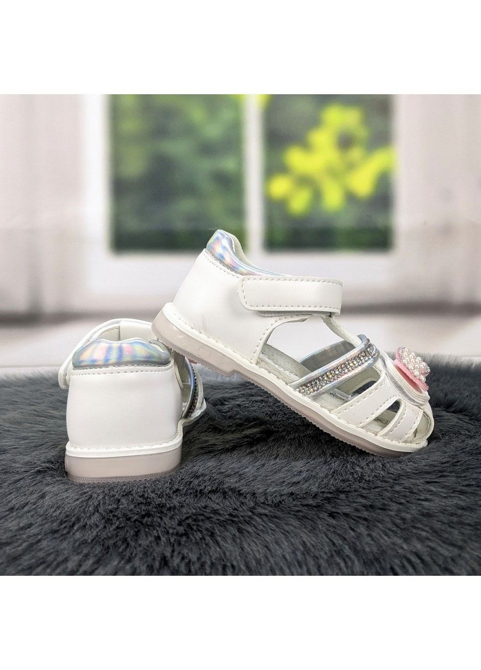 Белые босоножки детские для девочки Fashion