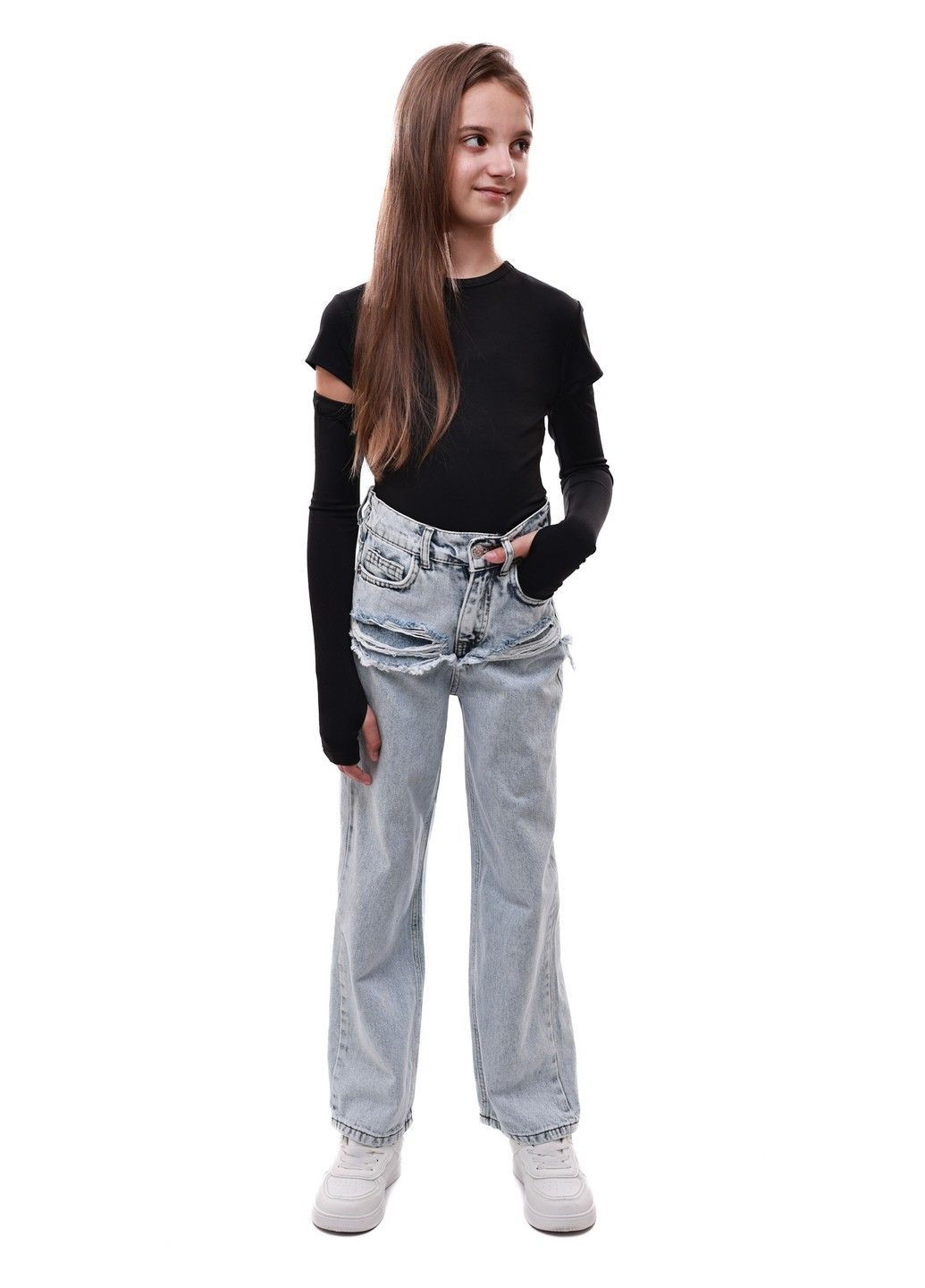 Джинси для дівчинки підлітка Real focus (365449854)