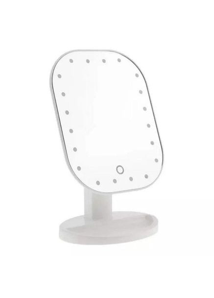 Дзеркало з підсвічуванням HH071 косметичне Led дзеркало на батарейках Білий Leds (313110749)