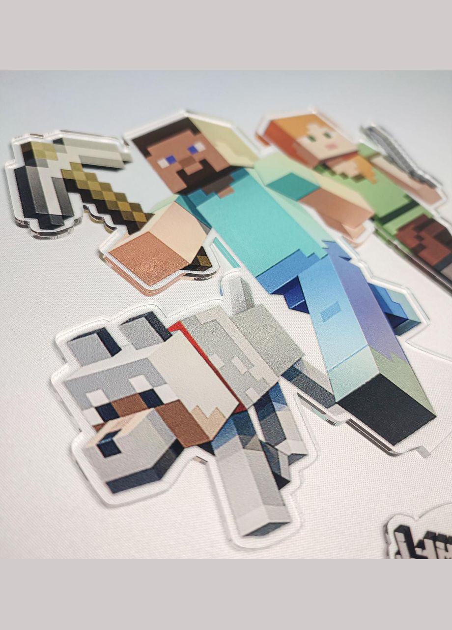 Акриловая коллекционная фигурка Minecraft Майнкрафт 15 см No Brand (339618598)