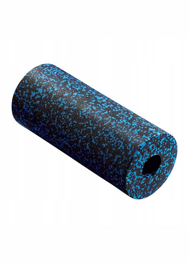 Массажный ролик EPP PRO+ 33 x 14 см (валик, роллер) гладкий Black/Blue 4FIZJO 4fj1417 (275653852)