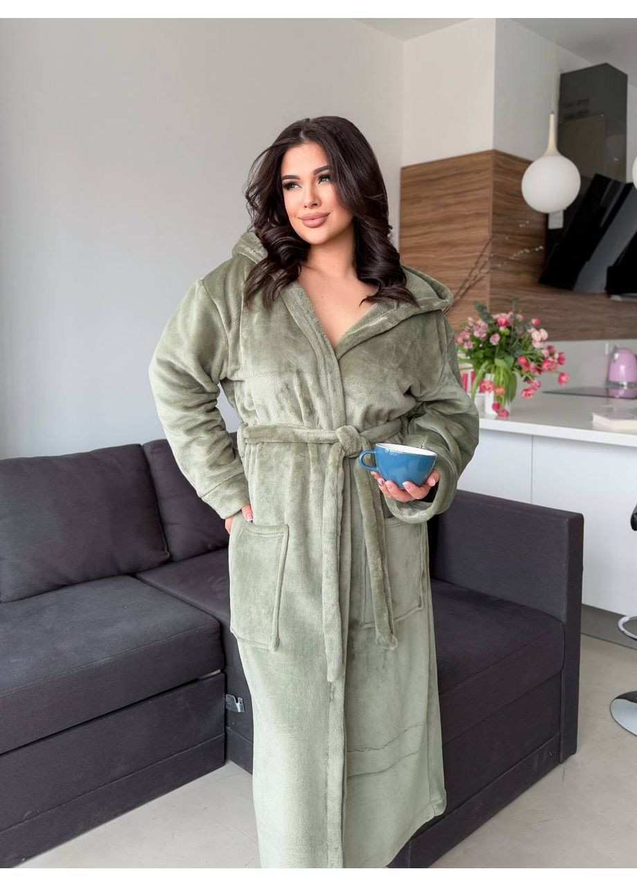 Жіночий плюшевий халат Osoblyva (369137909)