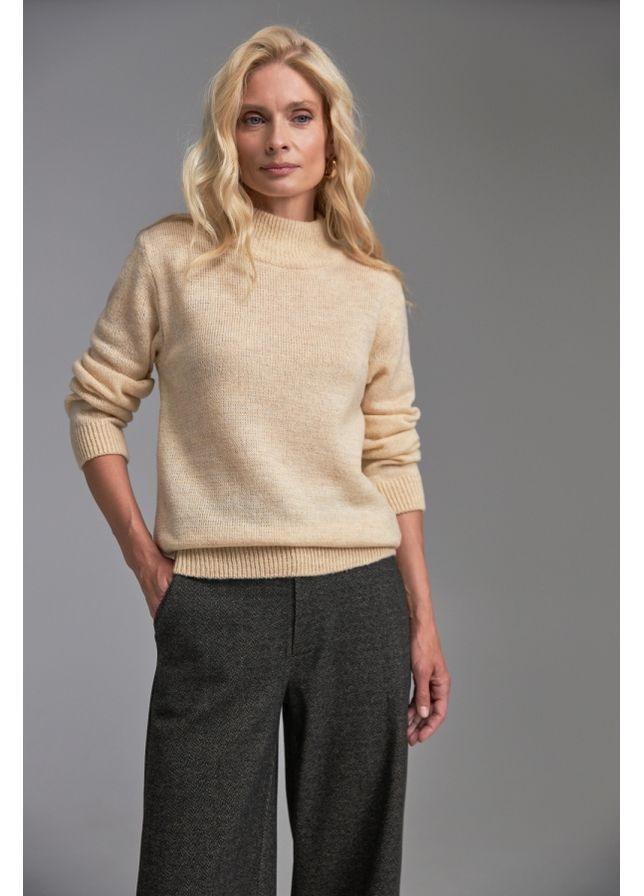 Жовтий светр 2871 світло сірий Triko Bakh