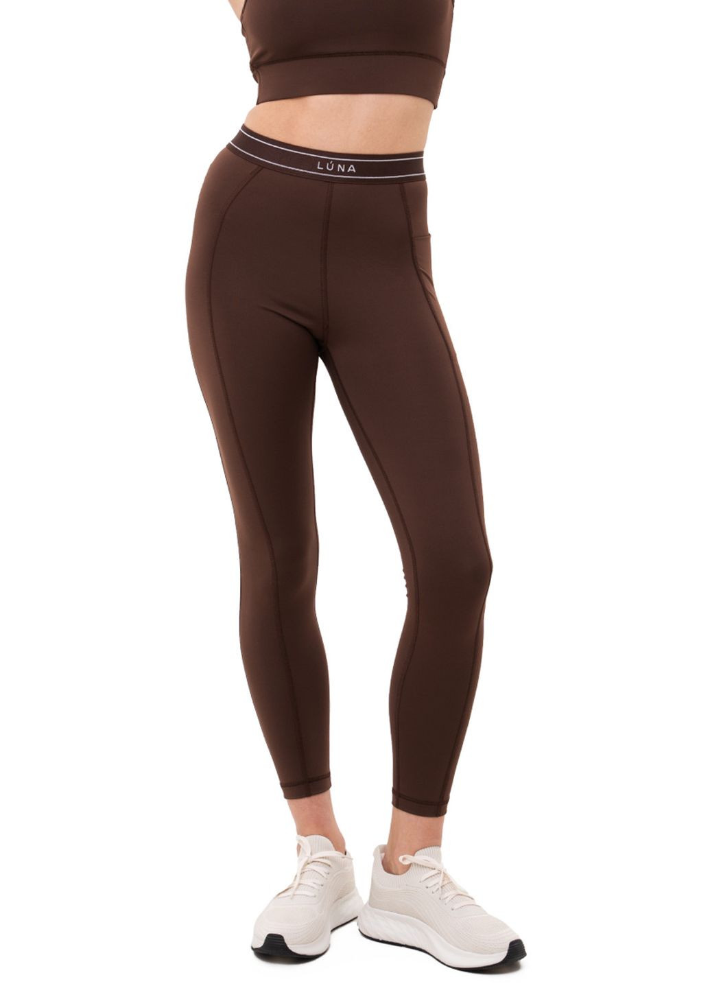 Легінси жіночі спортивніз брендованою резинкою LS014b Lama Luna (354778154)