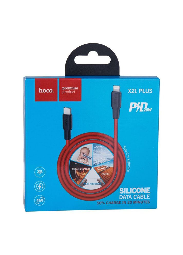 Кабель для зарядки Lightning Type-C для iphone / дріт, шнур тайп сі на лайтнінг зарядний кабель для айфона 1м Hoco (334295142)