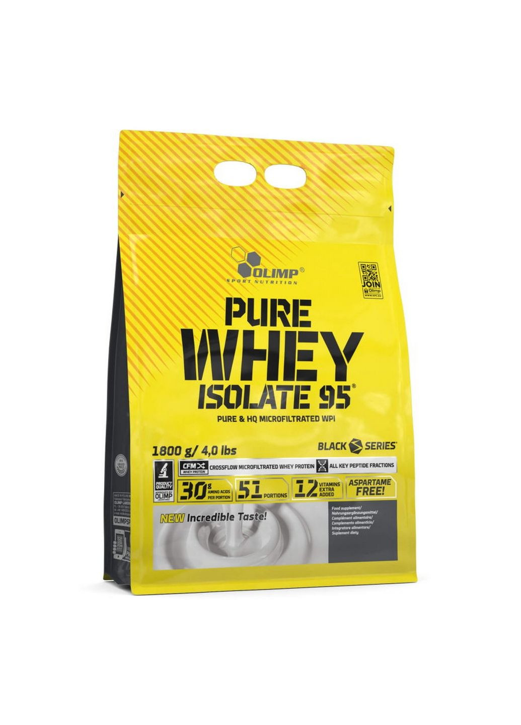 Протеїн Pure Whey Isolate 95, 1.8 кг Ваніль Olimp (293481459)