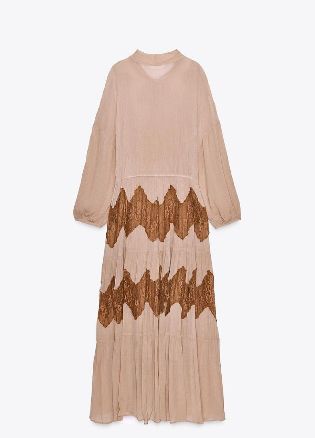 Персикова повсякденний сукня Zara однотонна