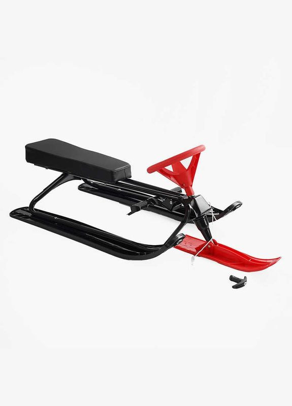 Снігокат, сталева рама, кермо, м'яке сидіння. Black and Red (164559) Skyper (340910579)