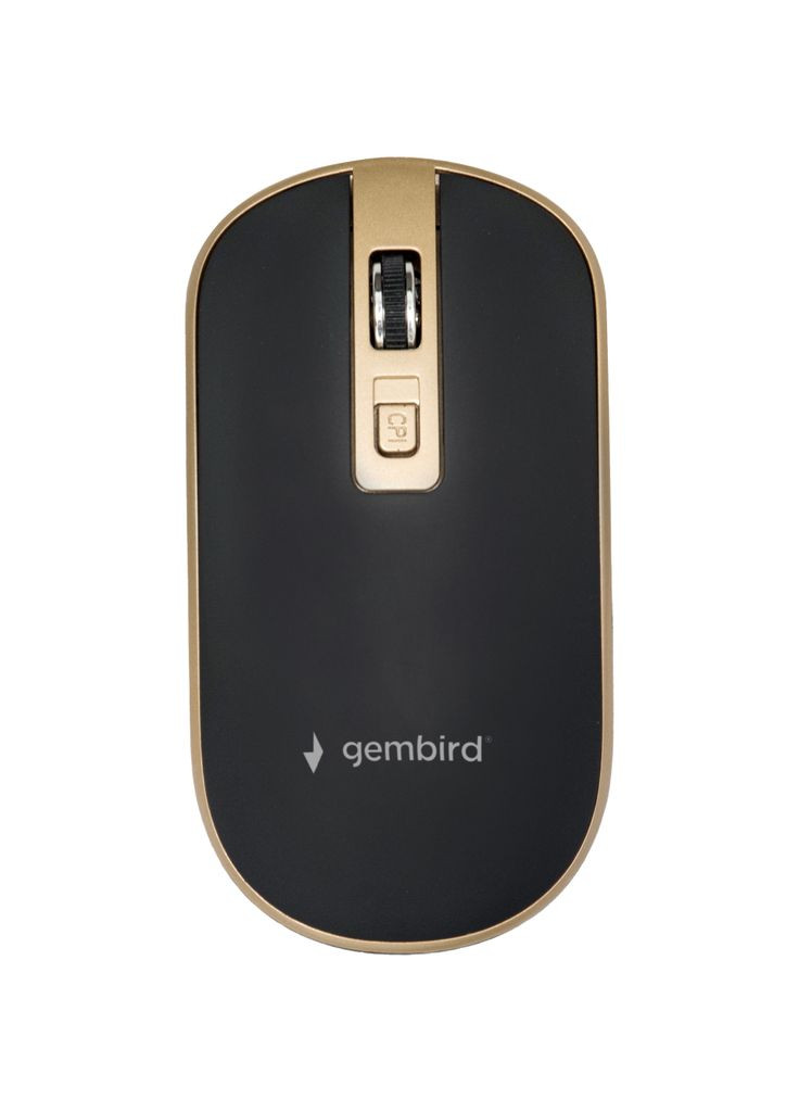 Мышка MUSW-4B-06-BG Wireless Black-Gold (MUSW-4B-06-BG) Gembird (296481307)