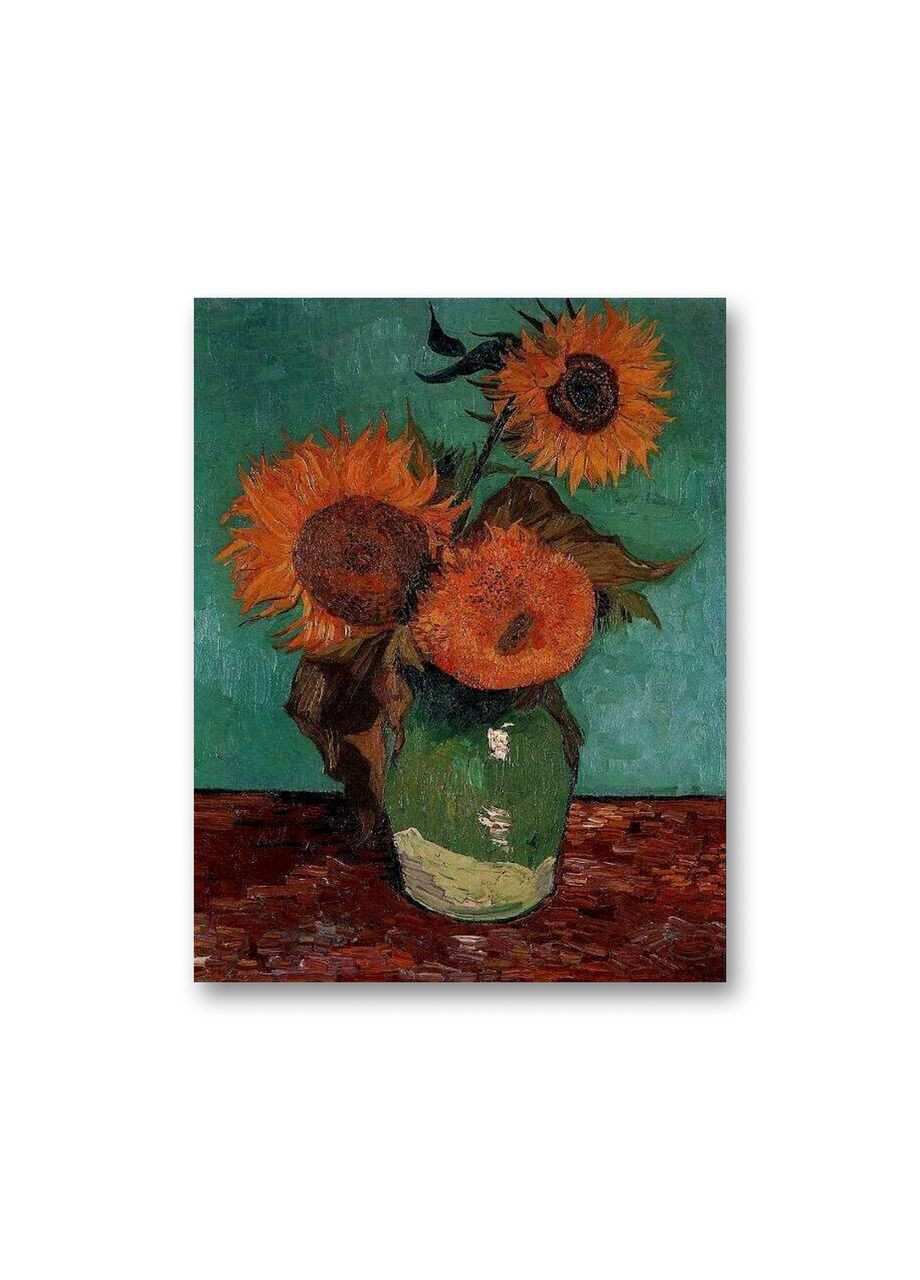 Печать на холсте Подсолнечники (3/3) Винсент ван Гог 40x60 No Brand (346496230)