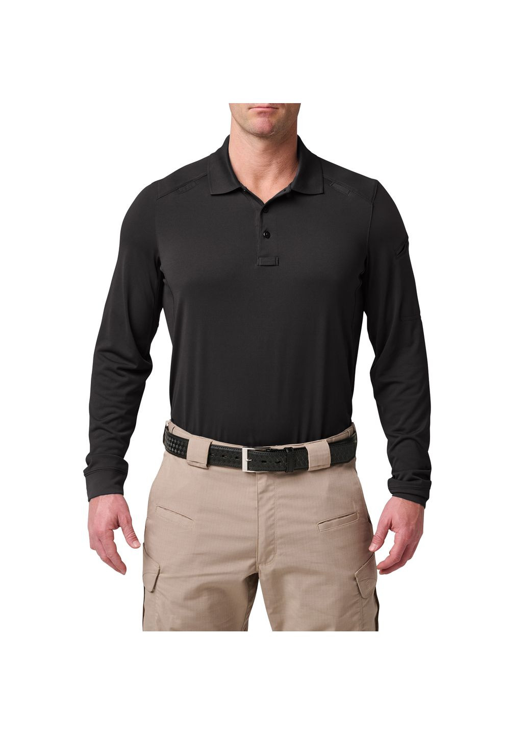 Поло с длинным рукавом Helios Long Sleeve Polo Black 5.11 Tactical (315823032)