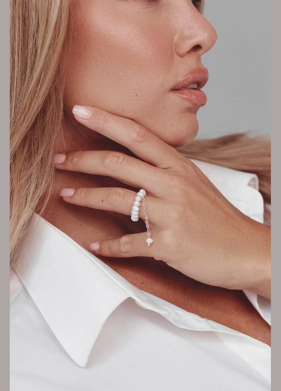 Каблучка "Silver Pearl" Le'Perle (312519683)