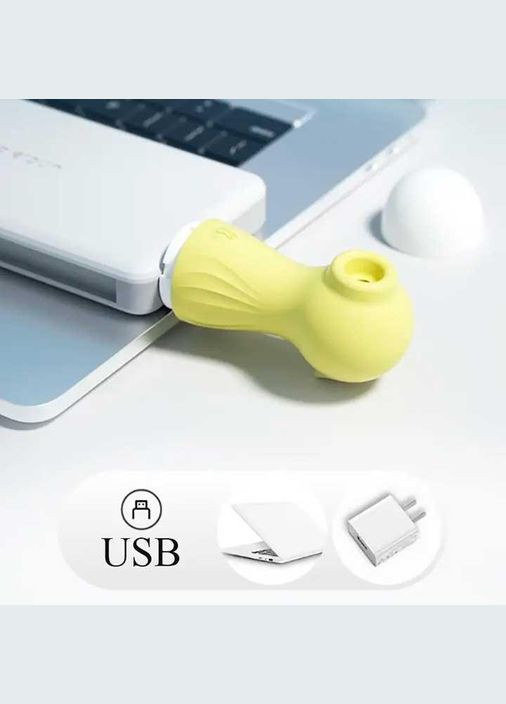 Клиторальный вакуумный вибратор Wo-sex (вуманайзер) USB - Розовый – Вибраторы Lilo (370611750)