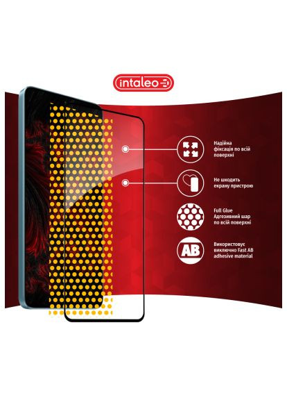 Скло захисне (1283126583933) Intaleo Full Glue Xiaomi Redmi Note 13 Pro Plus 5G Black (366520203)