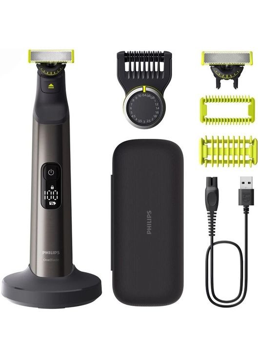 Тример для бороди та вусів/ Тример для тіла (бодігрумер) OneBlade Pro 360 QP6652/61 UA Philips (370622689)