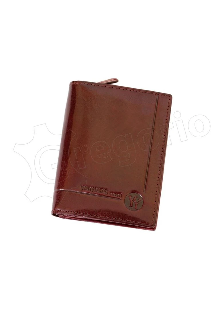 Женский кожаный кошелек P100 149 Бордовый 9.50 см х 12.50 см х 2.50 см Coveri (396401916)