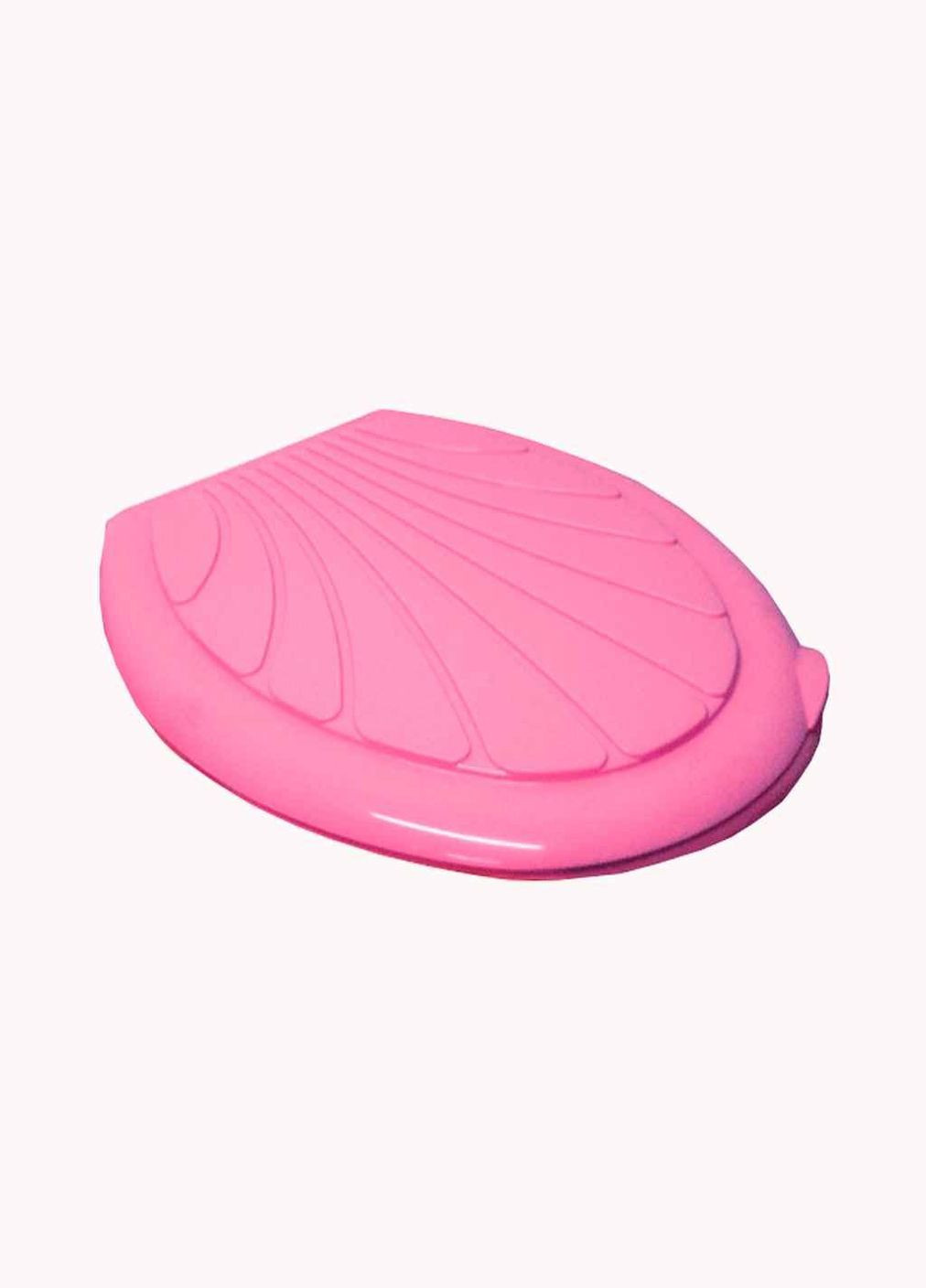 Сидіння з кришкою на унітаз Люкс рожеве (43*36см) ТМ КОНСЕНСУС Консенсус (304264892)