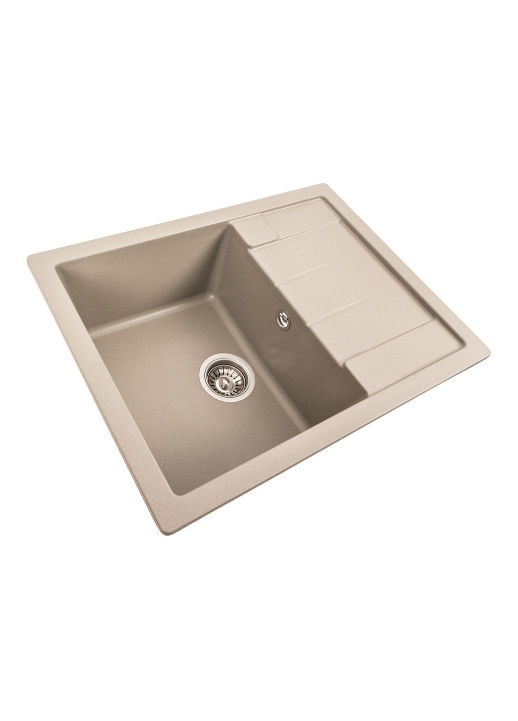 Гранітна мийка для кухні 6550 INTENSO матовий Титан Platinum (269793177)