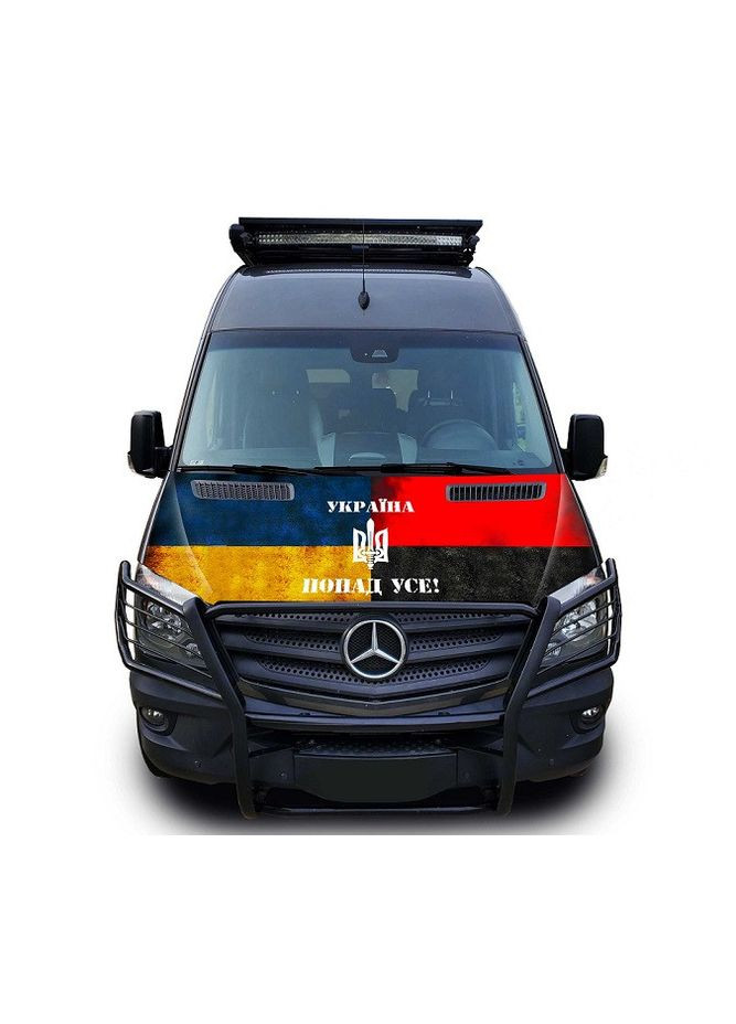 Наклейка на капот мікроавтобуса 3D TUNING STUDIO Спринтер Україна 880х1040х0.15мм No Brand (362499619)