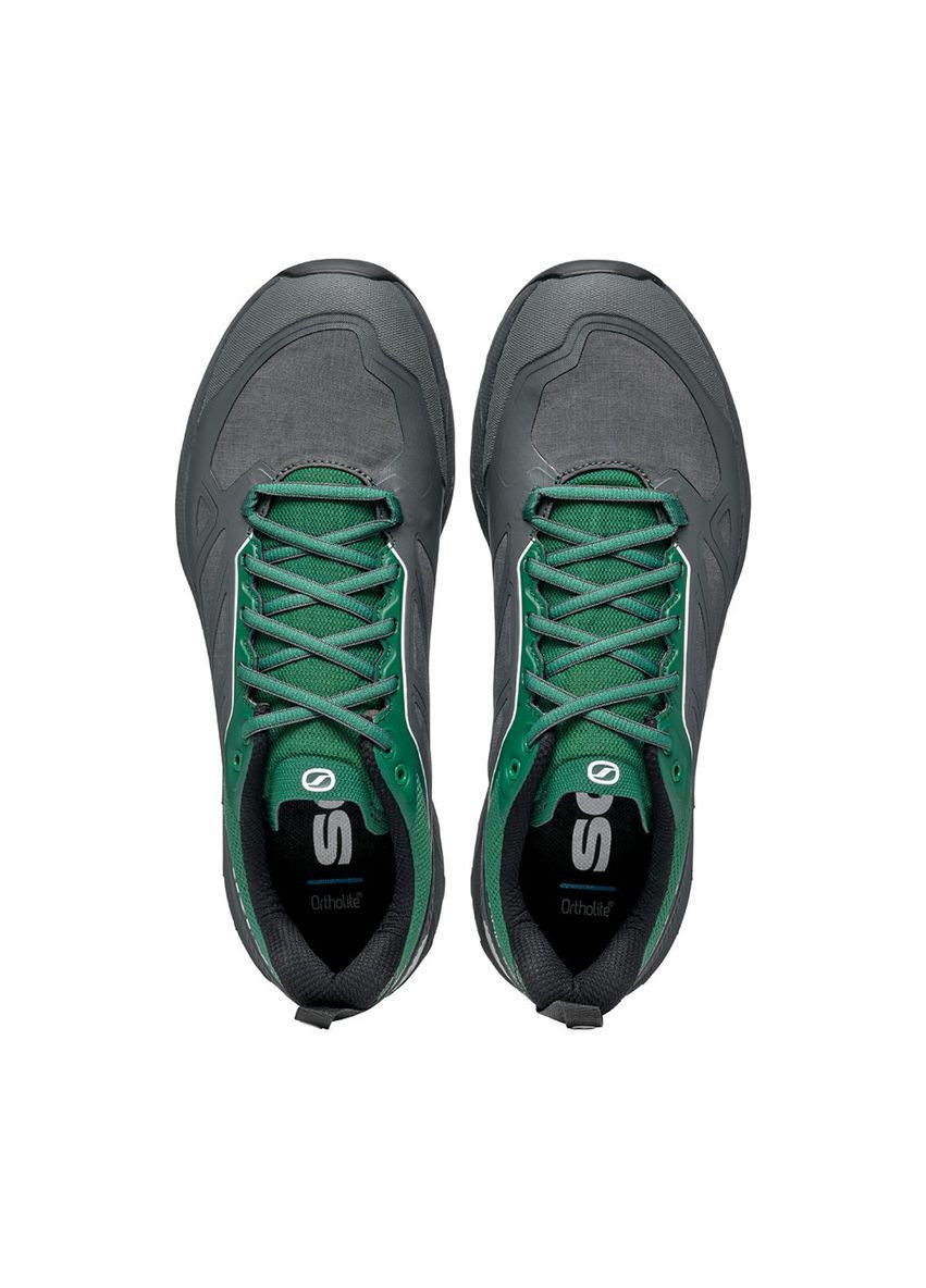 Цветные всесезонные кроссовки мужские rapid gtx черный-зеленый Scarpa