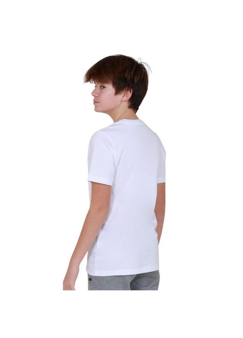 Белая демисезонная футболка b nsw tee jdi swoosh ar5249-100 Nike