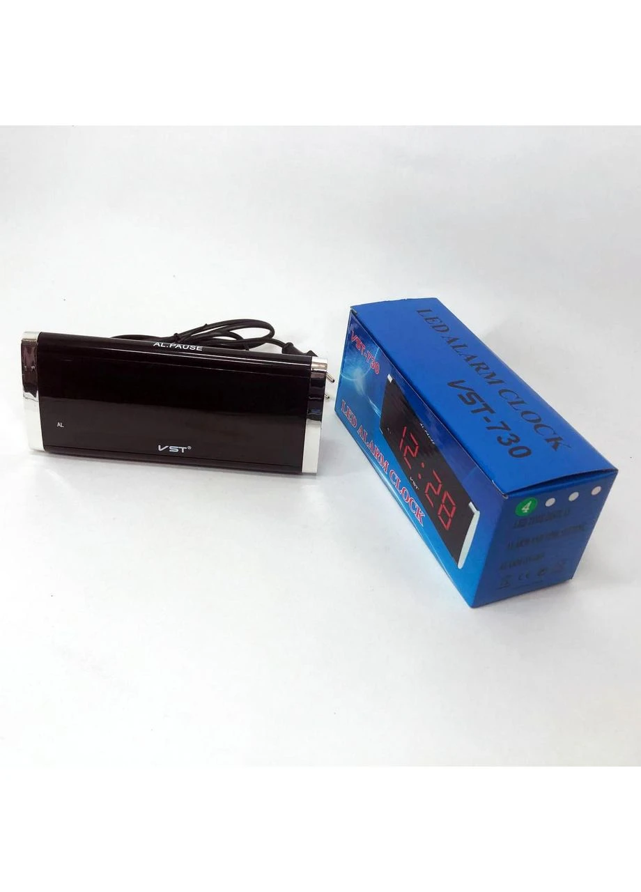 Настольные часы с автоматической подсветкой 730-4 VST (389490345)