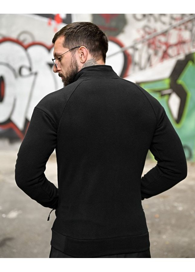 Мужская демисезонная кофта на флисе черная Puma (361245570)