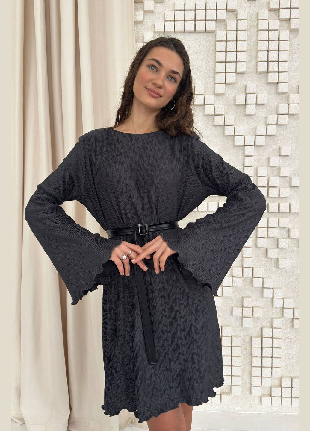 Графітова кежуал сукня Nenka