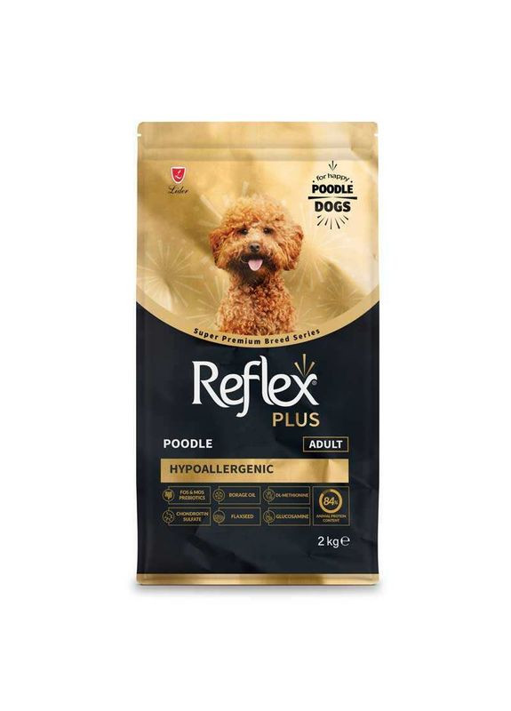 Poodle Hypoallergenic Adult - Сухой корм с курицей для взрослых собак породы пудель - 1,5 кг Reflex Plus (327999903)