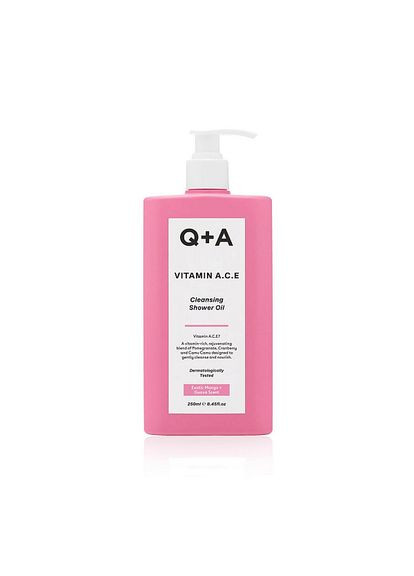 Вітамінізована олія для душу Vitamin A.C.E Cleansing Shower Oil 250 мл Q+A (365842192)