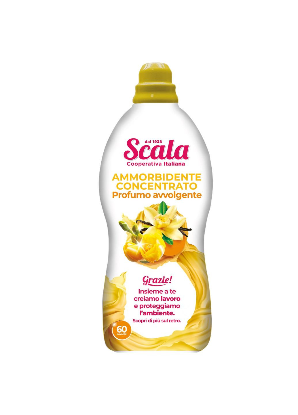 Концентрированный кондиционер-ополаскиватель Ammorbidente Vanilla&Fresia, 1.5 л Scala S4533 (333299103)