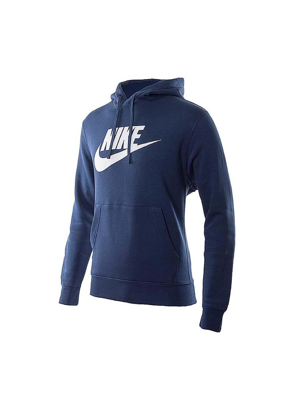 Чоловіче Худі M NSW CLUB HOODIE PO BB GX Синій Nike (367600321)