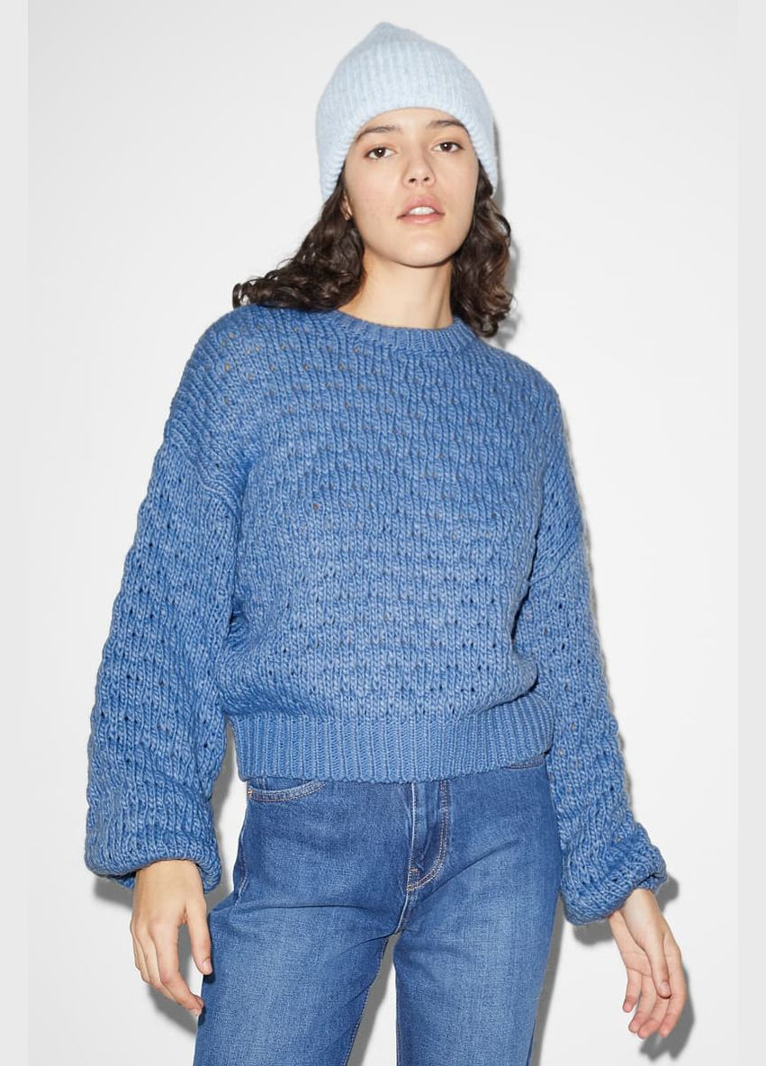 Світло-синій зимовий джемпер C&A
