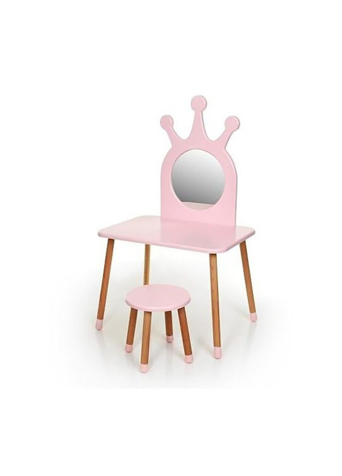 Трюмо детское "Принцесса" 03-01PINK-BOX со стульчиком, розовый Bambi (334160165)