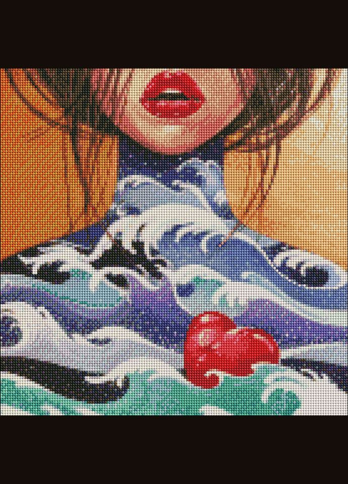 Алмазная мозаика "Сердце океана" AMO7268 40х40 см Идейка (302384954)