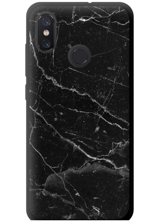 TPU чехол 'Черный мрамор v2' для Endorphone Xiaomi Mi8 (316654515)