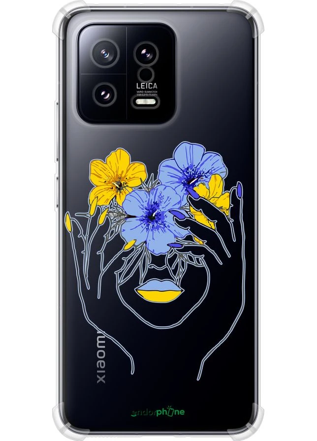Чехол на Xiaomi 13 Девушка v4 "5276sp-2957-70447" Endorphone (387499552)