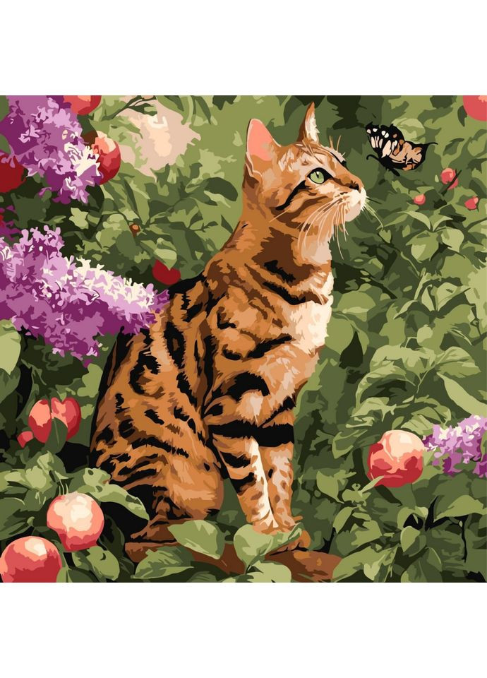 Картина за номерами "Бенгальський кіт" ©art_selena_ua KHO6794, IDEYKA (360805894)