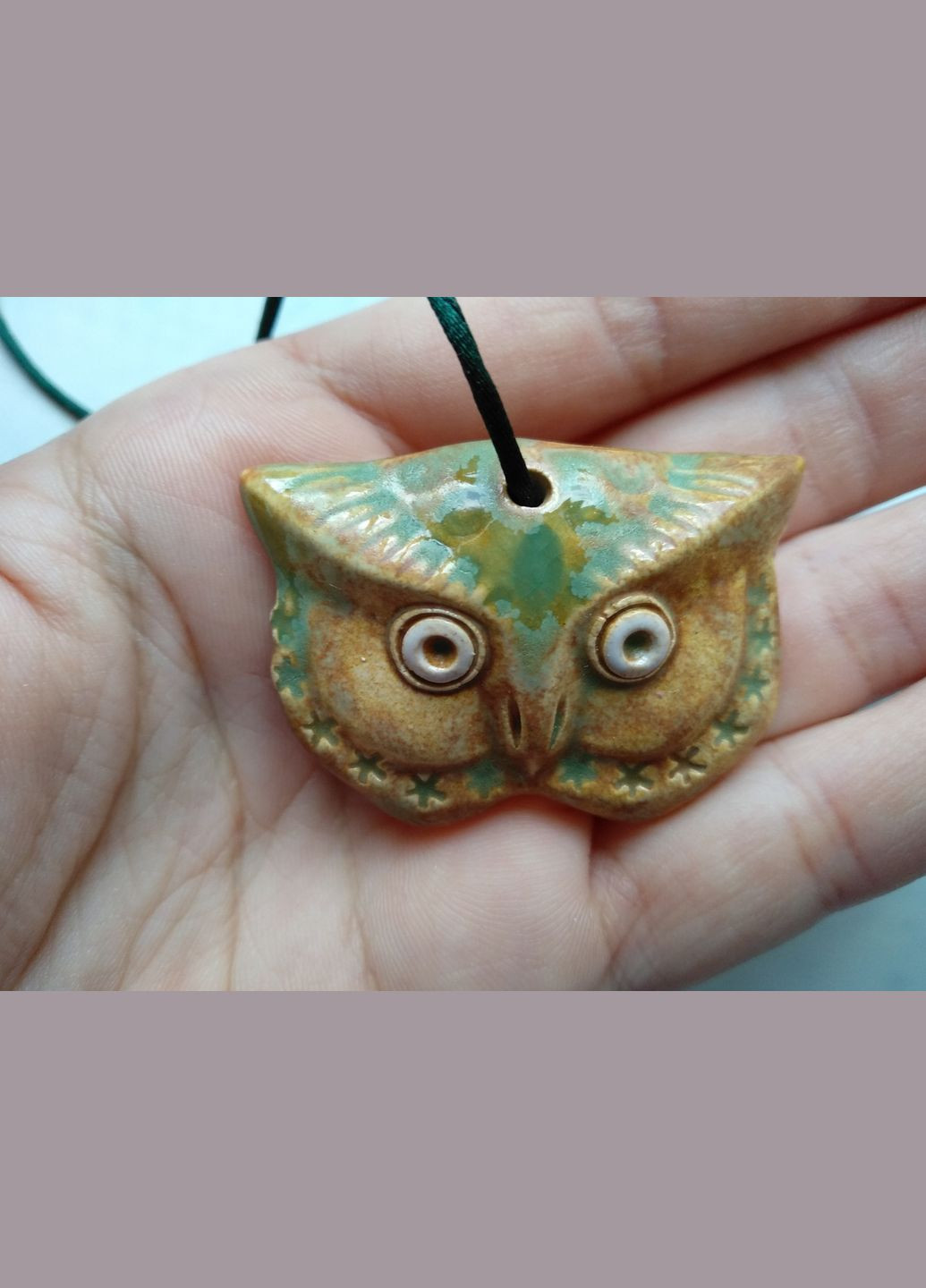 Керамический кулон «Сова» №5 Коти&Ангели (301532988)