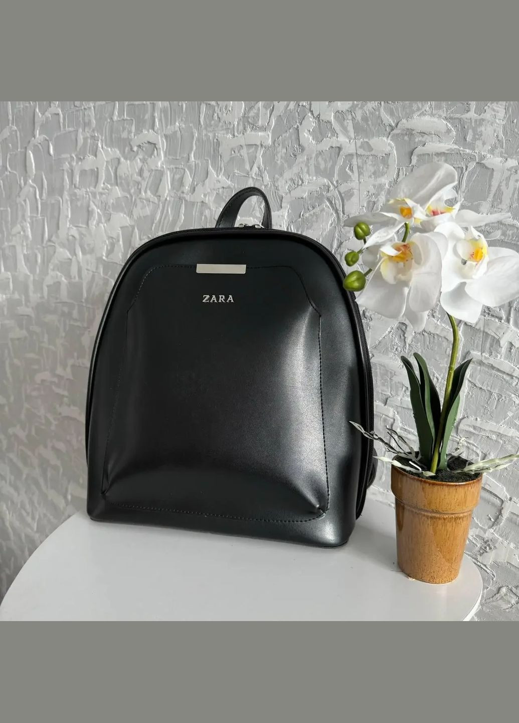 Рюкзак жіночий міський чорний PTR No Brand (317763975)