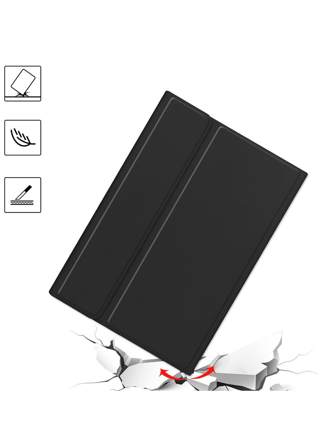 Чехол с беспроводной клавиатурой (TouchPad) для Apple iPad Pro 12.9 (2020/2021/2022) Black (712381) BeCover (341487727)