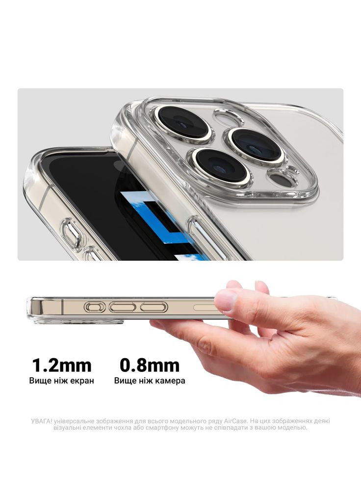 Чохол до мобільного телефона Air Xiaomi 14T Pro Camera cover Clear (ARM79339) ArmorStandart (317407456)