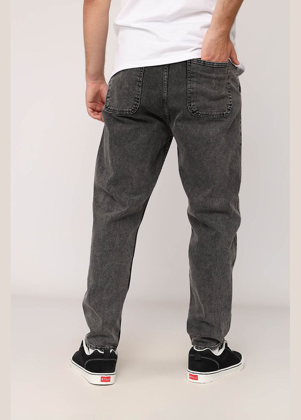 Джинси slouchy чоловічі колір сірий CB-00280621 Yuki (345210506)