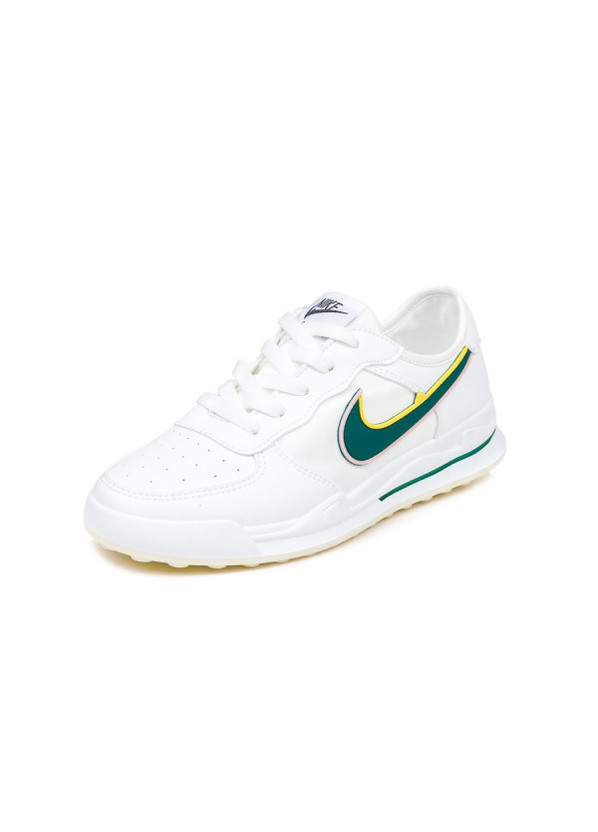 Білі всесезонні кросівки Fashion A05 біл/зелен (35-40)
