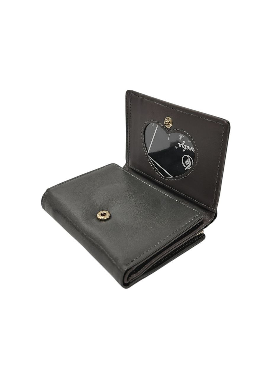 Жіночий гаманець з еко-шкіри C-0482-B чорний 10,5 x 8,5 x 3 Saralyn (367263861)