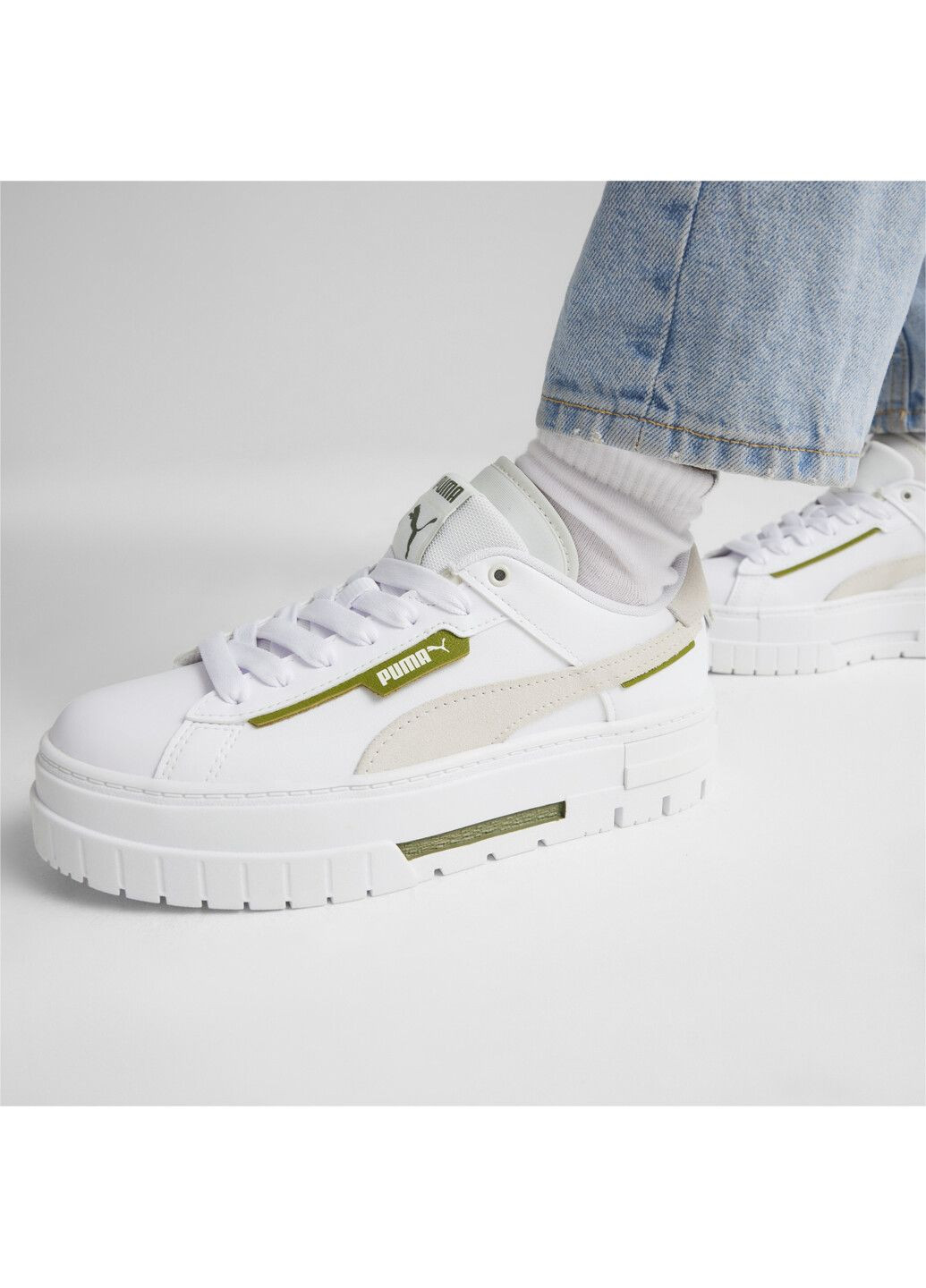 Кеди Mayze Crashed Women’s Sneakers Puma білі всесезони (296432983)