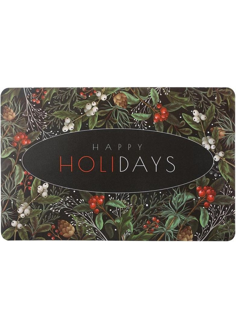 Набір сервірувальних серветок Happy Holidays 12 штук підставки з поліпропілену для столу плеймати BonaDi (368978310)