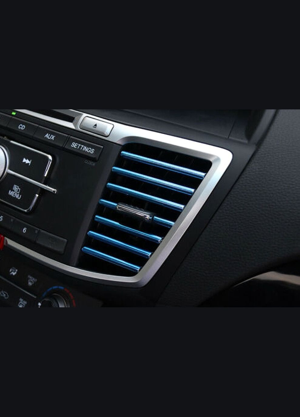 Молдинг - смуга для решітки повітроводу, дефлектора, вентиляції, синій No Brand (362345695)