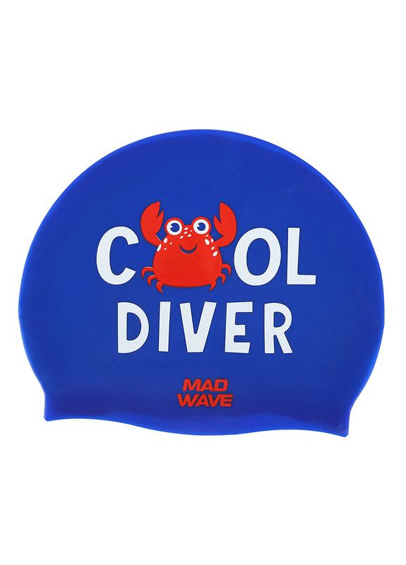 Шапочка для плавания юниорская Junior Cool Diver M057310, (60444255) Mad Wave (360620558)