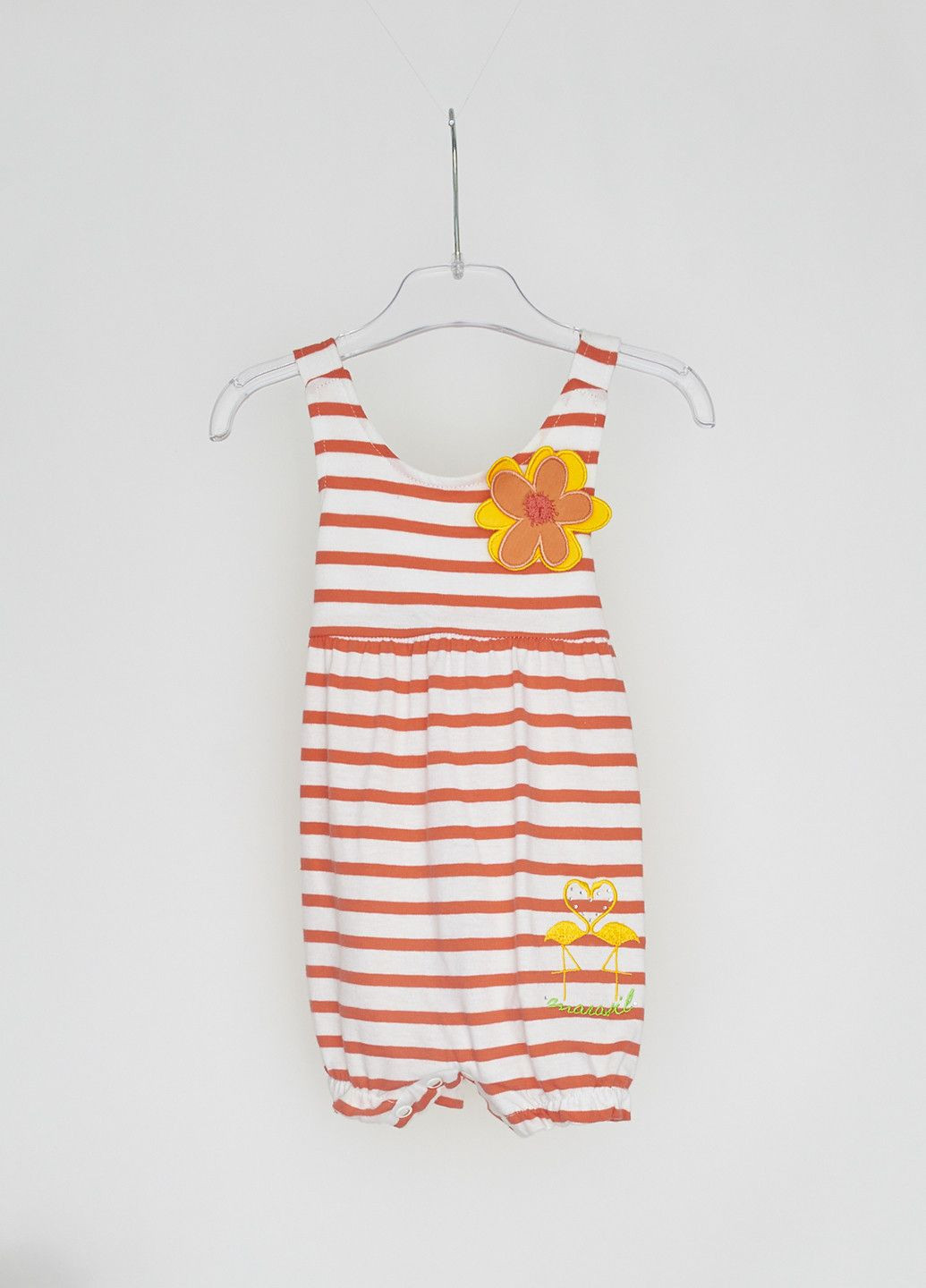 Боди 2141O739 Бело-оранжевый Marasil (314576351)